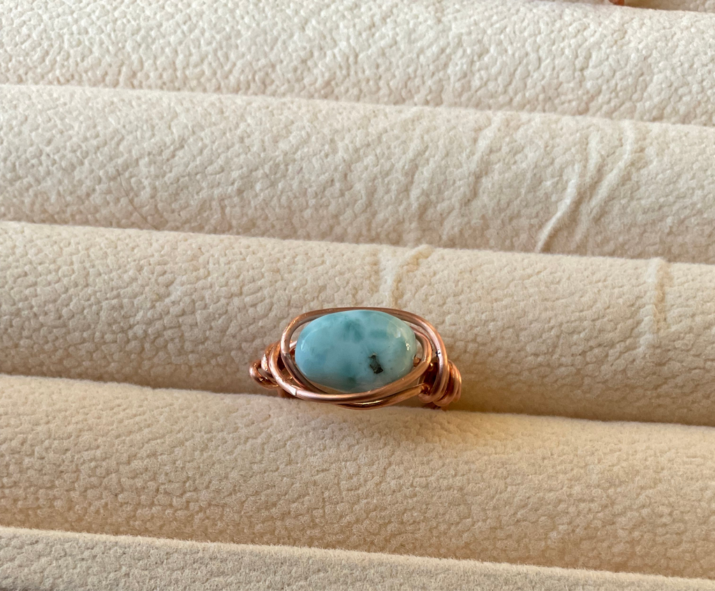 Larimar Handmade Rings – Calm • Clarity • Connection