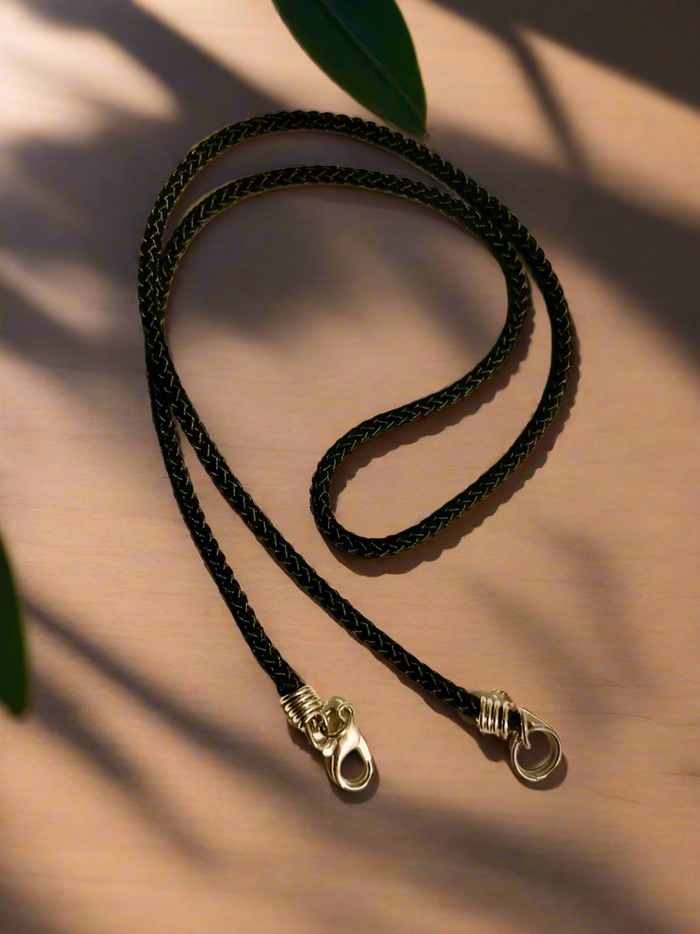Handmade Black Cord Necklace
