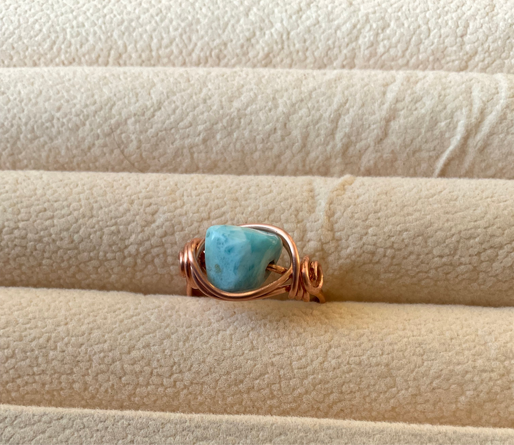 Larimar Handmade Rings – Calm • Clarity • Connection