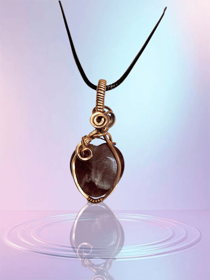 Amethyst Heart Pendant