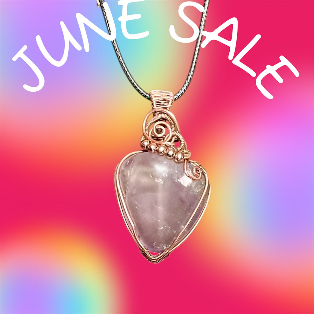 Lavender Amethyst Pendant