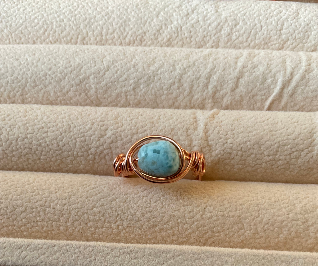 Larimar Handmade Rings – Calm • Clarity • Connection