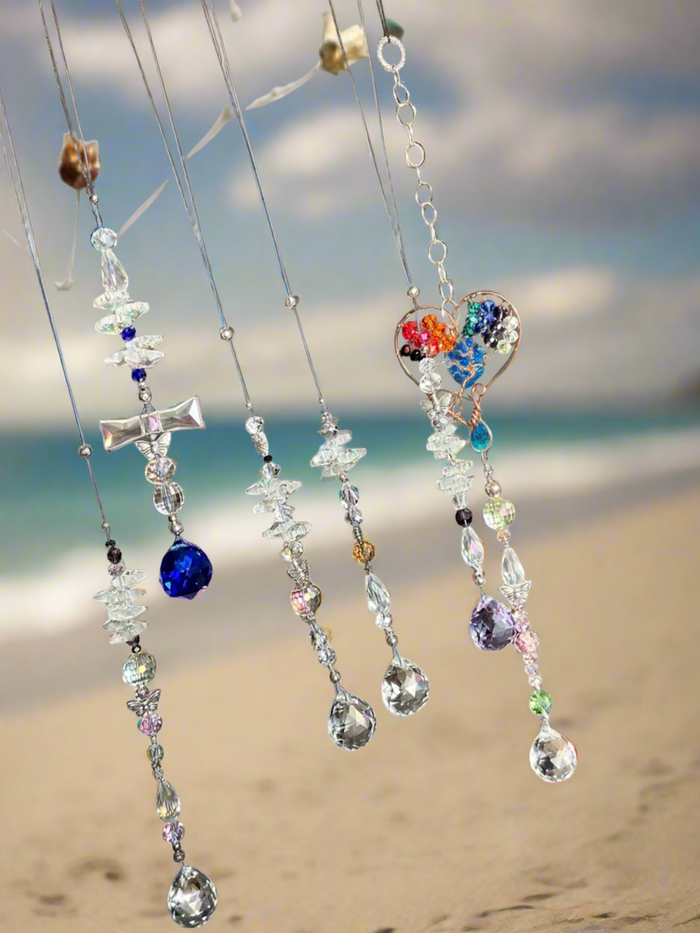 Crystal Sun Catcher for Car Mirror