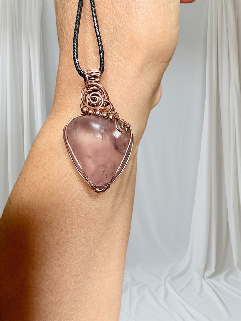 Lavender Amethyst Pendant
