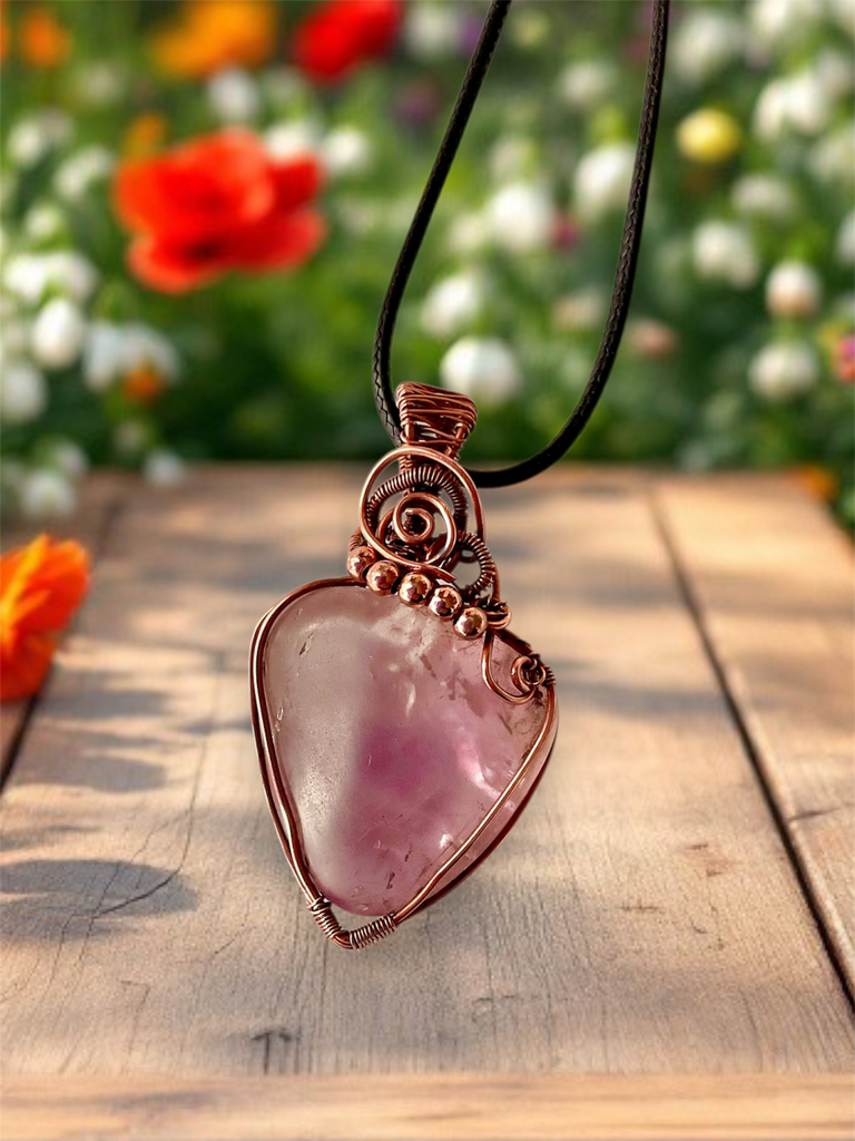 Lavender Amethyst Pendant