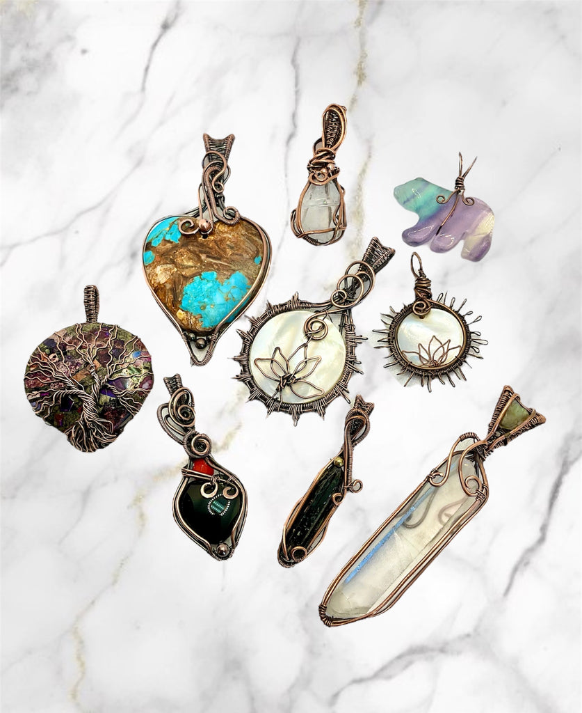 Mother of Pearl Sun/Moon Pendants