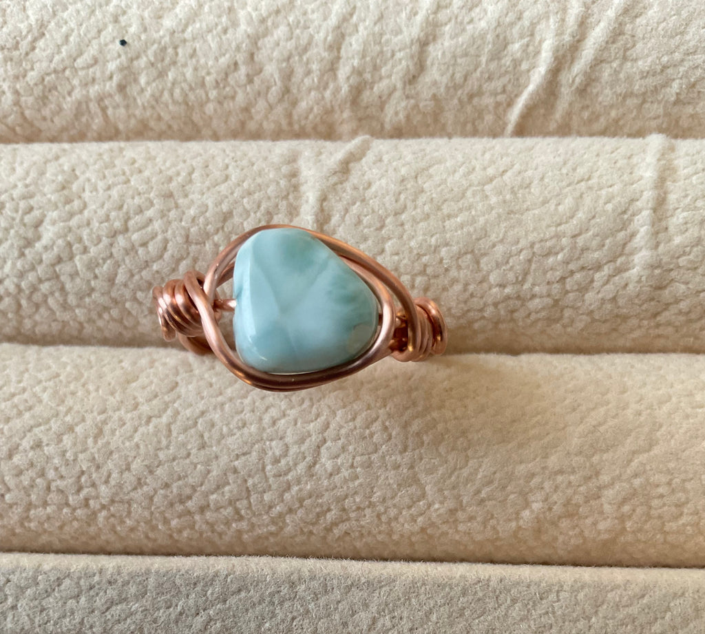 Larimar Handmade Rings – Calm • Clarity • Connection
