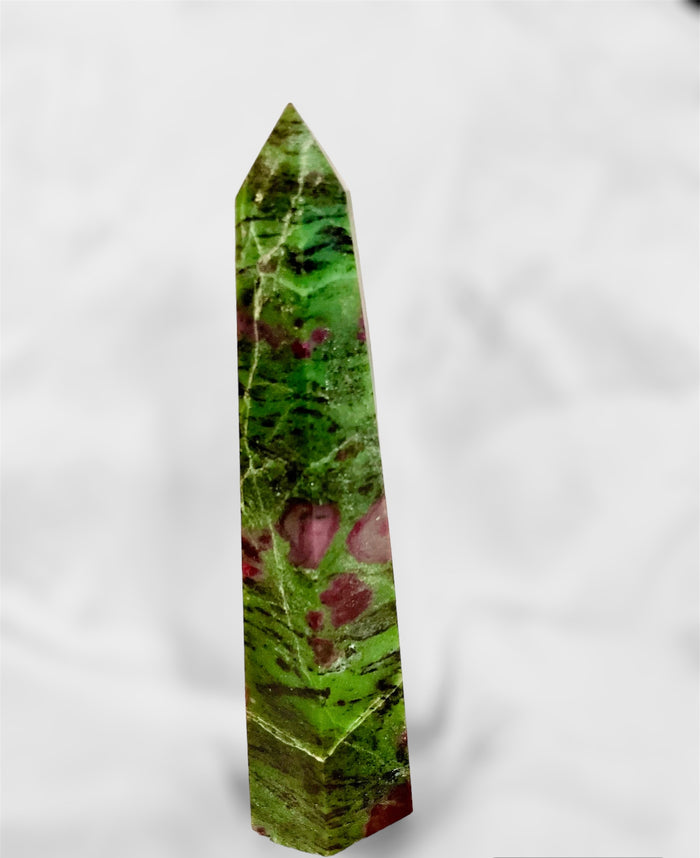 Ruby In Zoicite Tower - Connie’s Crystals