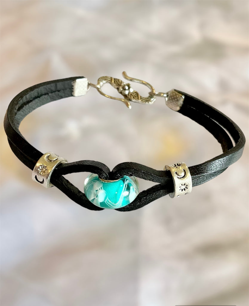 Leather Handmade Bracelets - Connie’s Crystals