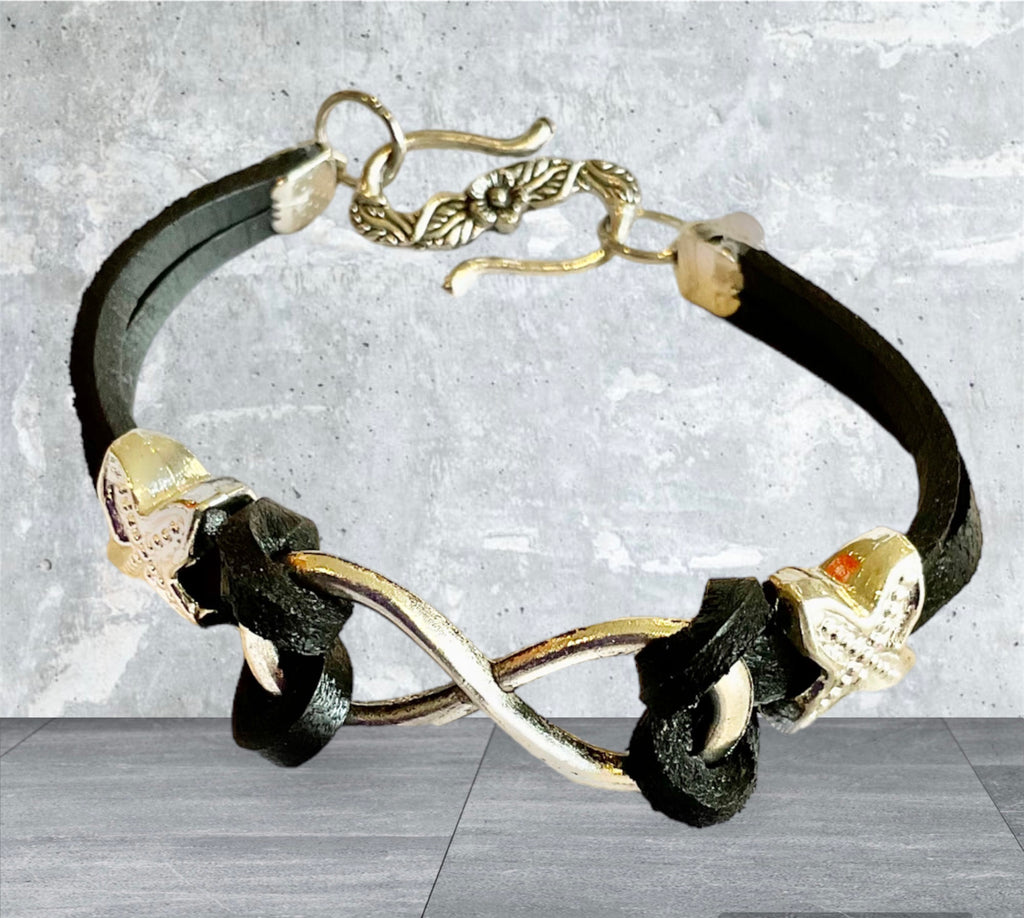 Leather Handmade Bracelets - Connie’s Crystals