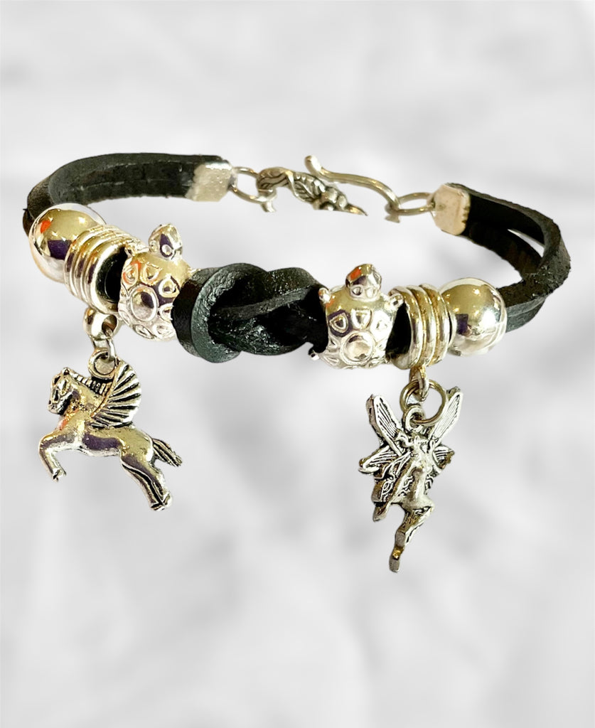 Leather Handmade Bracelets - Connie’s Crystals