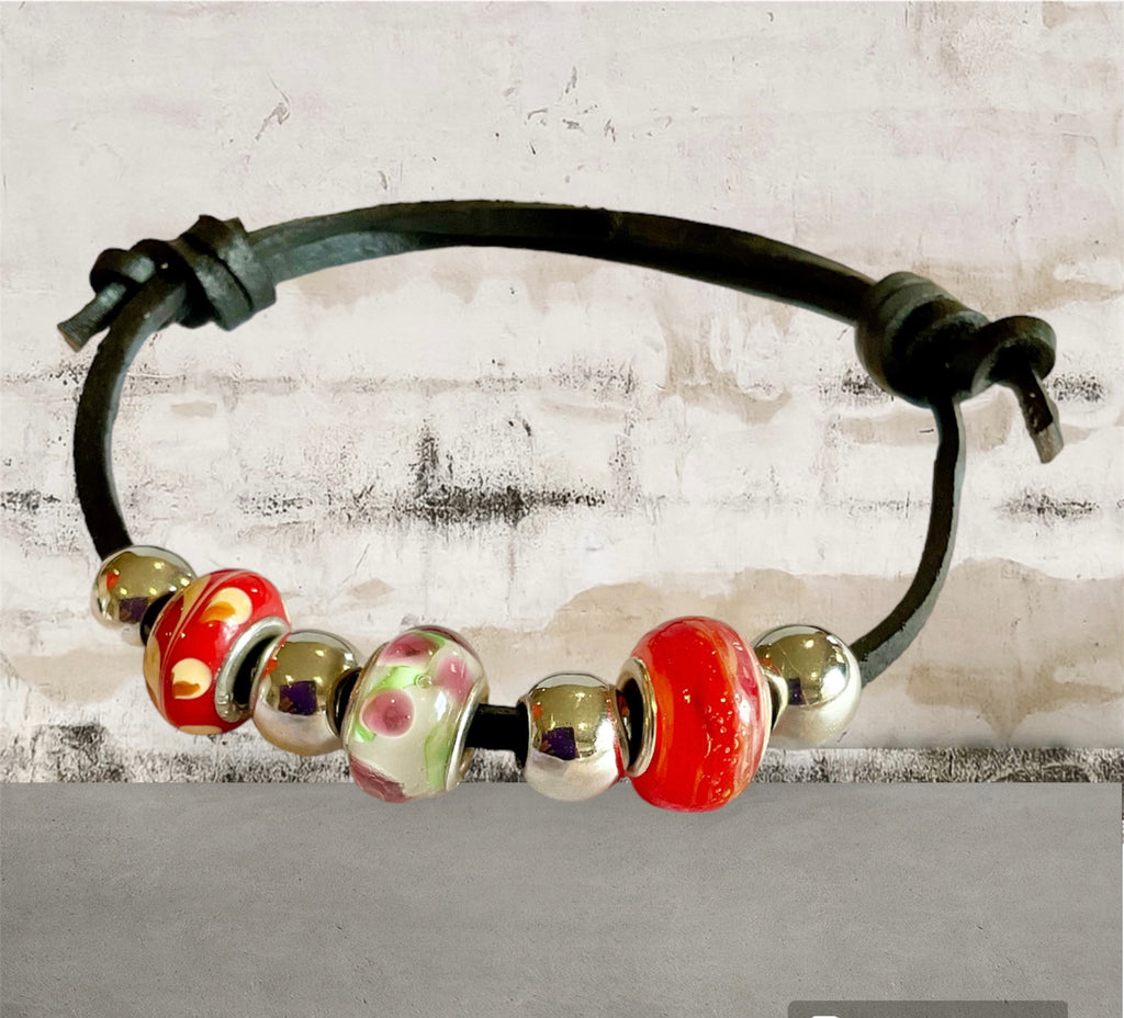 Leather Handmade Bracelets - Connie’s Crystals