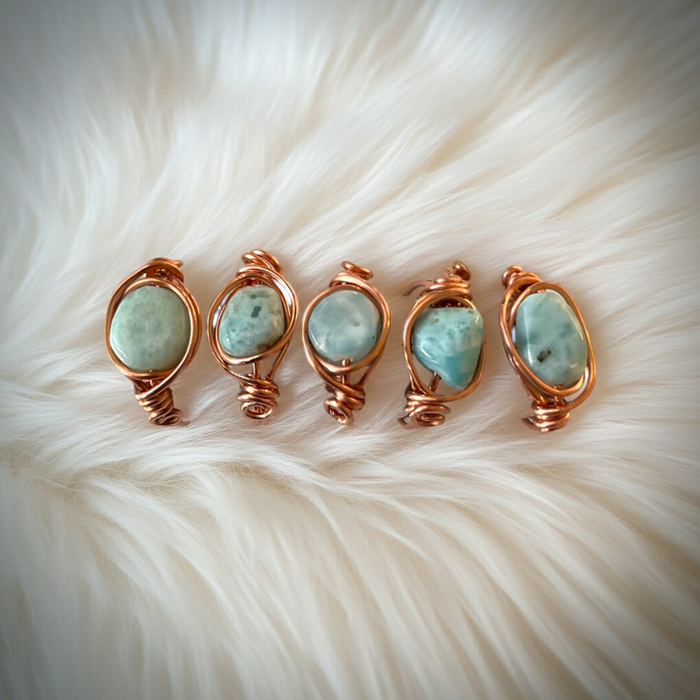 Larimar Handmade Rings – Calm • ☺️ Clarity • Connection