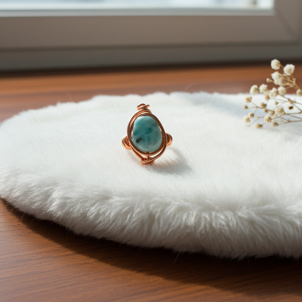 Larimar Handmade Rings – Calm • ☺️ Clarity • Connection