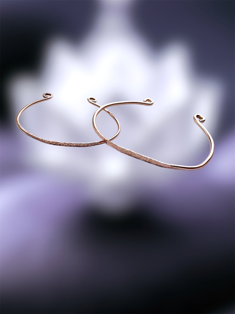 Hammered Copper Cuff Bracelet - Connie’s Crystals 