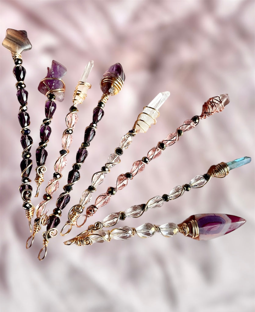 Mini Crystal Magic Wands/Pendants
