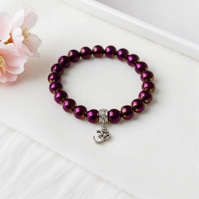 Purple Haematite Bracelet