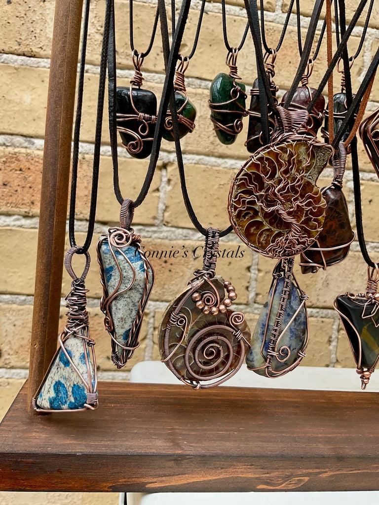 Azurite K2 In Granite Pendant