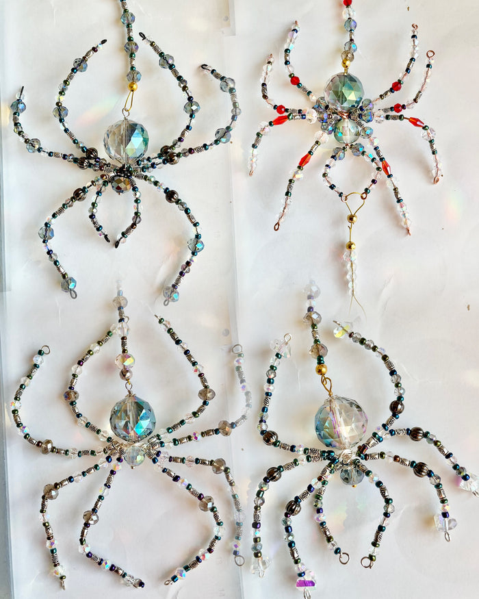 Crystal Spider Sun Catchers