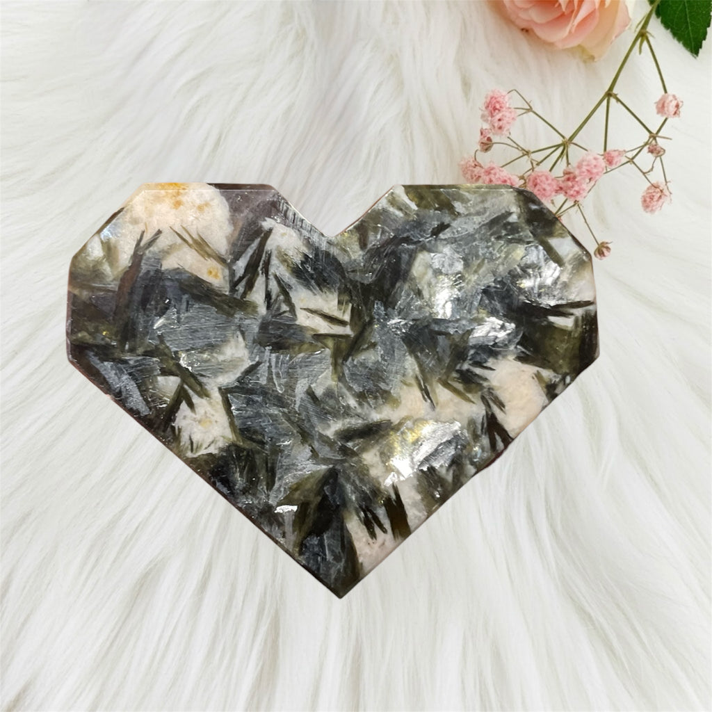 Verdelite Tourmaline Carved Heart