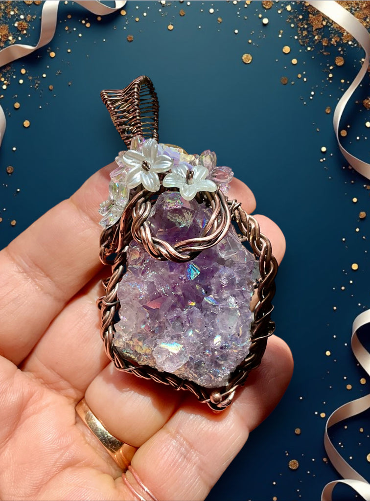 Amethyst Aura Quartz