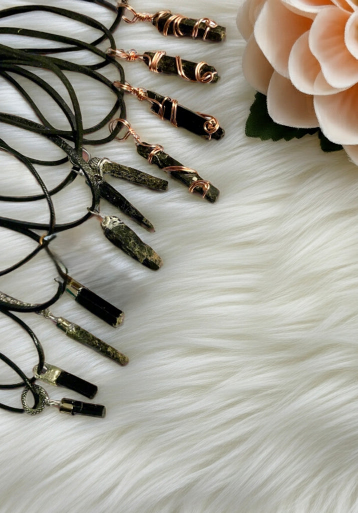 Black Tourmaline Pendants - Connie’s Crystals 