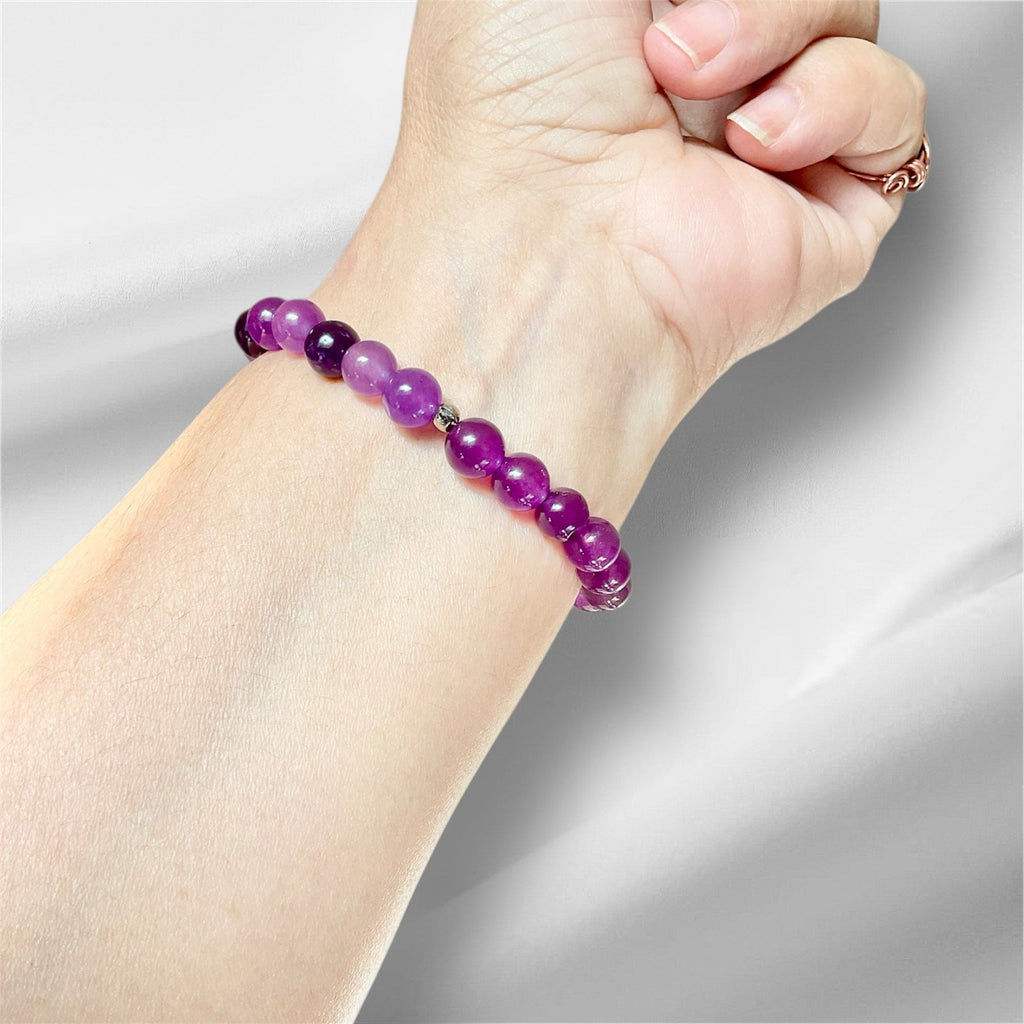 Amethyst Stretch Bracelet – Calming Energy & Inner Peace