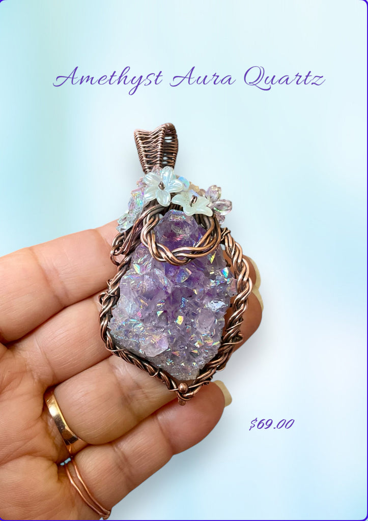 Amethyst Aura Quartz