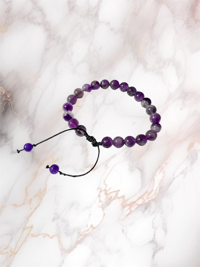 Amethyst Handmade Adjustable Bracelet