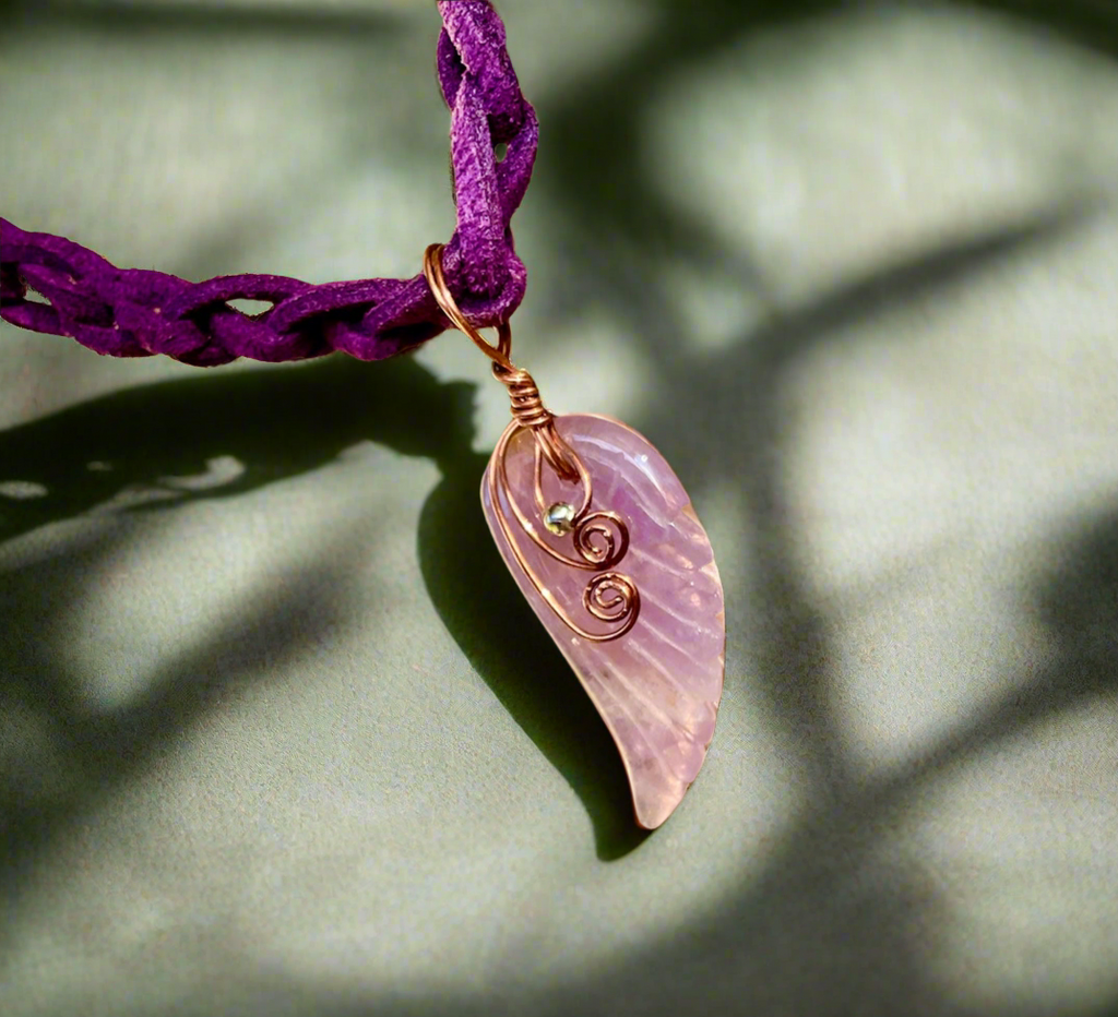 Amethyst Angel Wing - Connie’s Crystals 