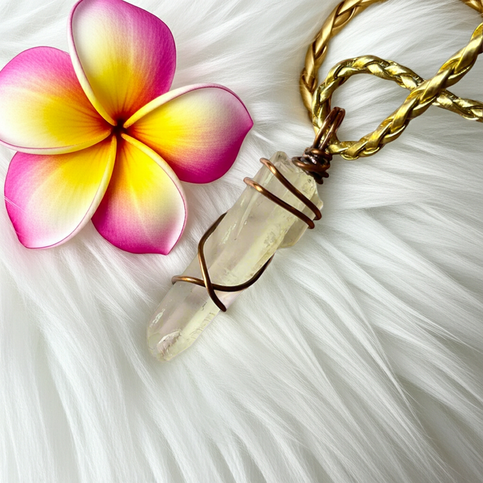 Clear Quartz Wire Wrapped Pendants - Connie’s Crystals 