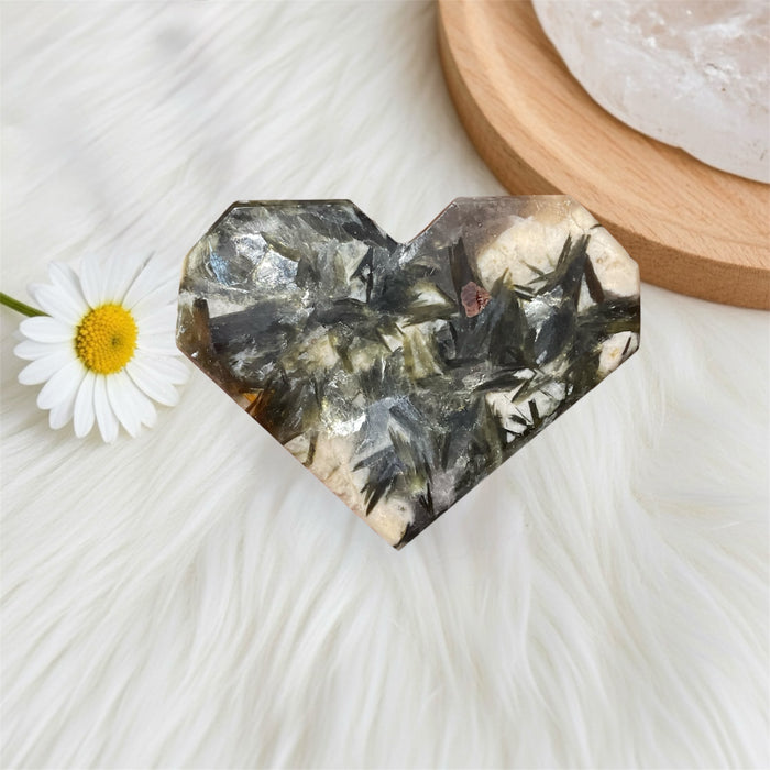 Verdelite Tourmaline Carved Heart