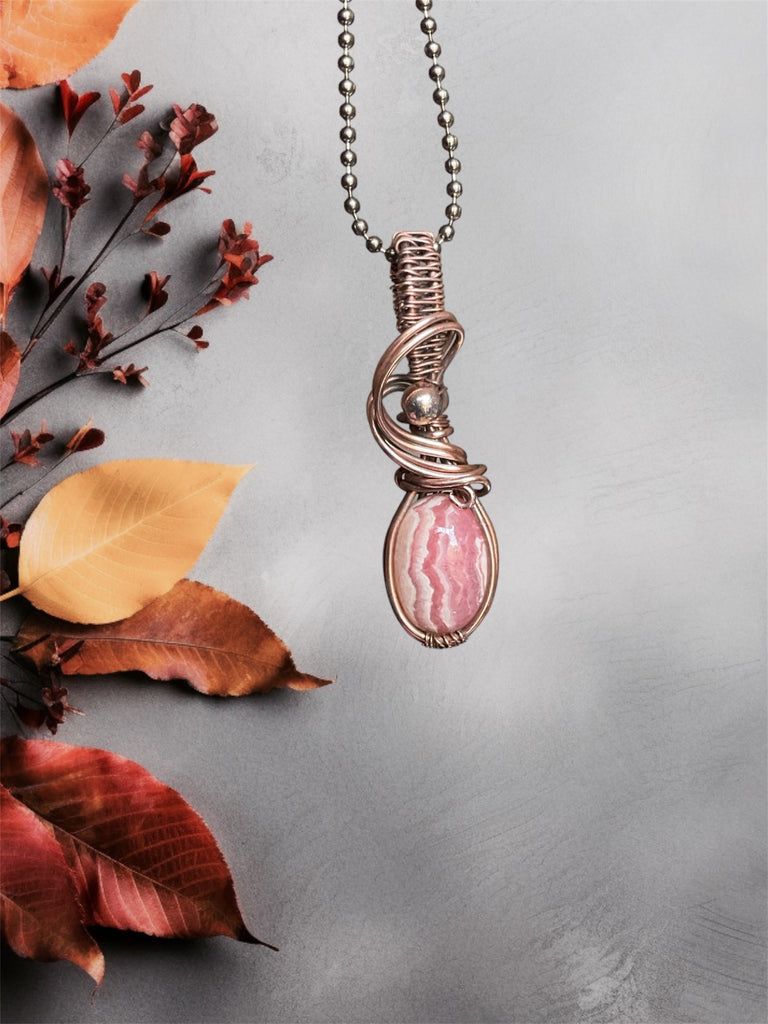 Rhodochrosite Mini Pendants