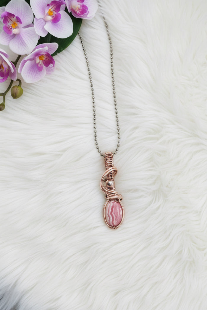 Rhodochrosite Mini Pendants - Connie’s Crystals 