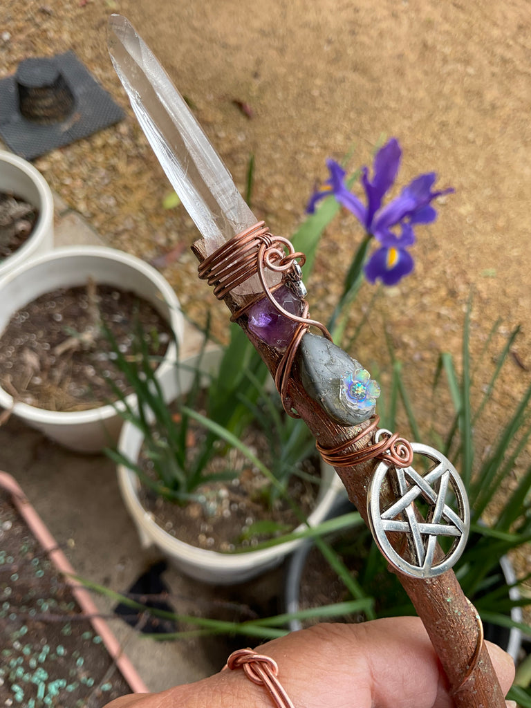 Handmade Crystal Magic Wands