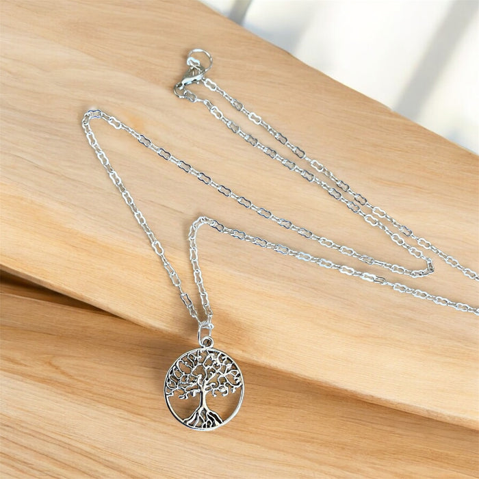 Tibetan Silver Tree of Life Pendant - Connie’s Crystals 