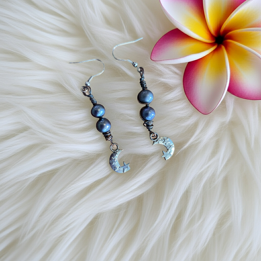 Freshwater Pearl Earrings - Connie’s Crystals 