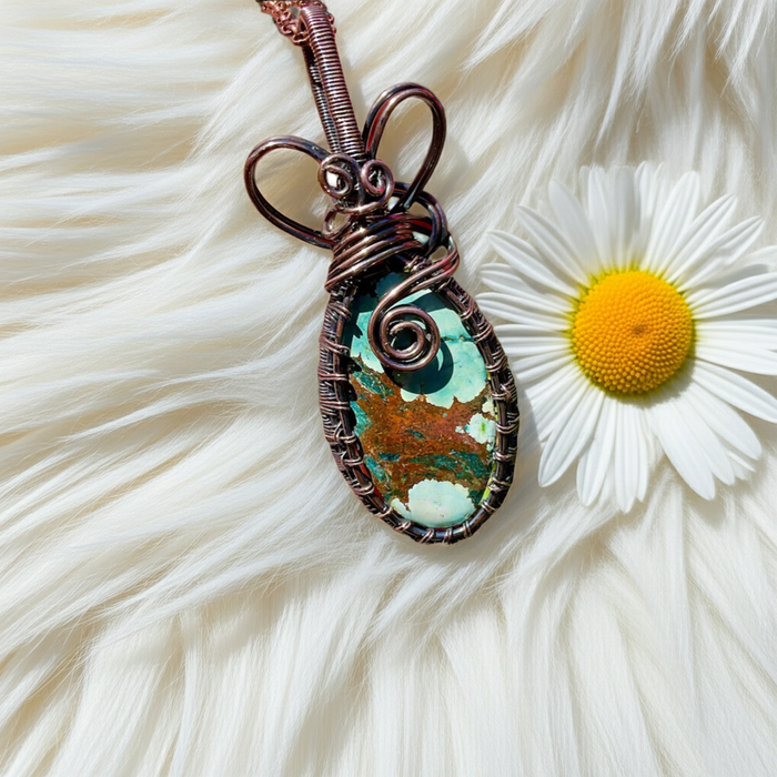 Magnesite Turquoise Pendant - Connie’s Crystals 