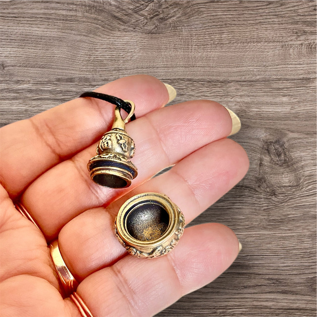 Brass Gourd Locket Pendant