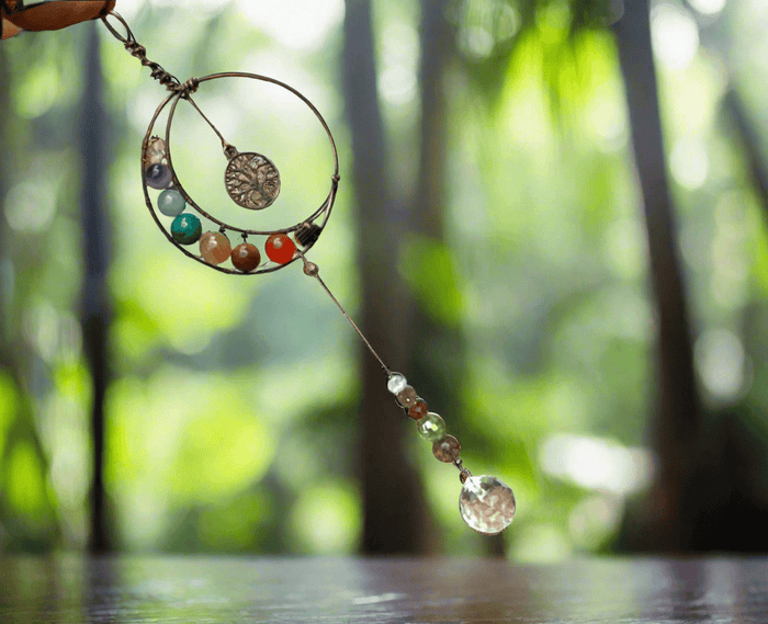 Chakra Moon Suncatcher - Connie’s Crystals 