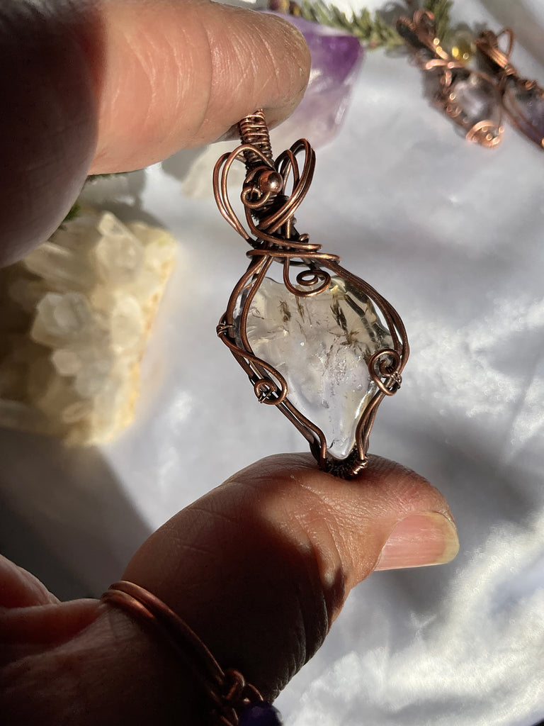 Ametrine Wire Wrapped Pendants
