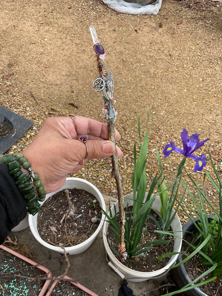 Handmade Crystal Magic Wands