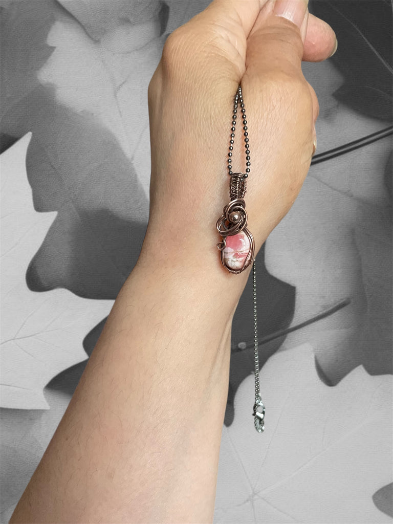 Rhodochrosite Mini Pendants