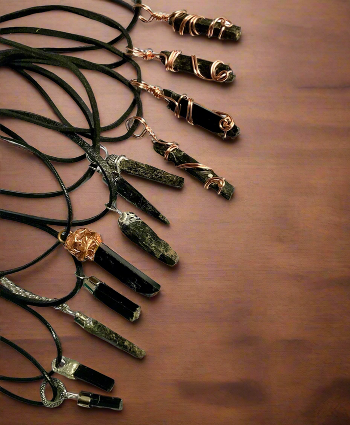 Black Tourmaline Pendants