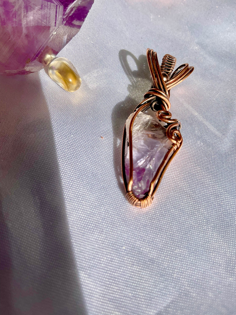 Ametrine Wire Wrapped Pendants