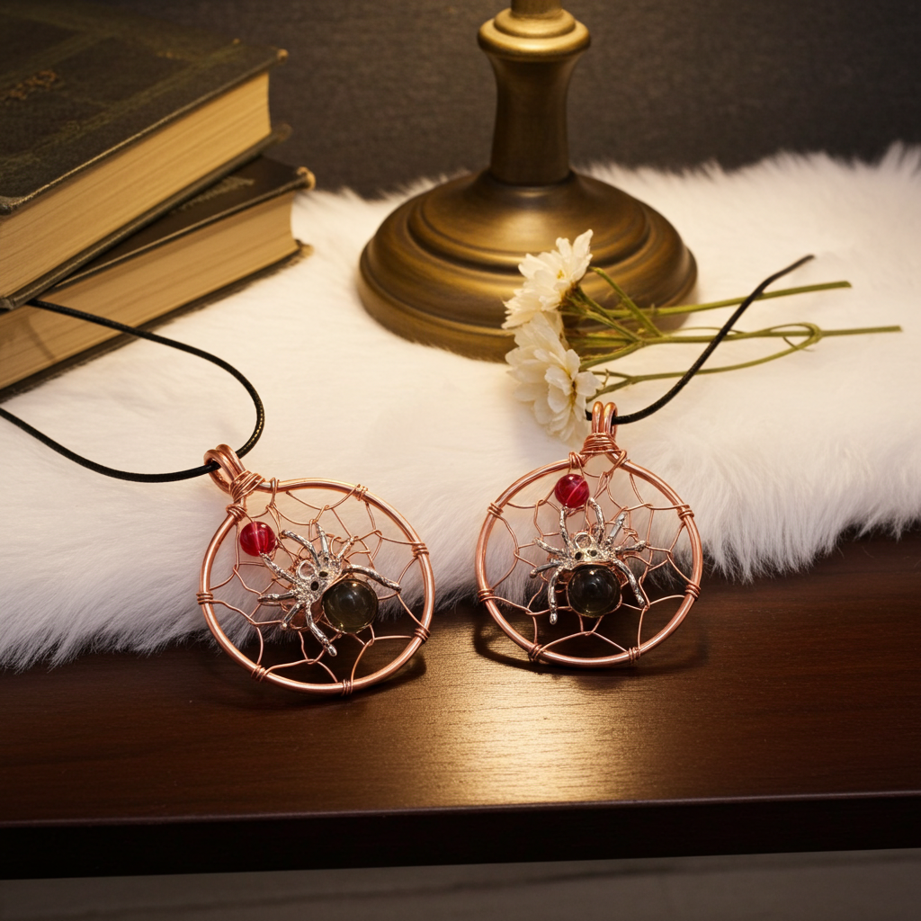 Halloween Spooky Spider Pendants - Connie’s Crystals 