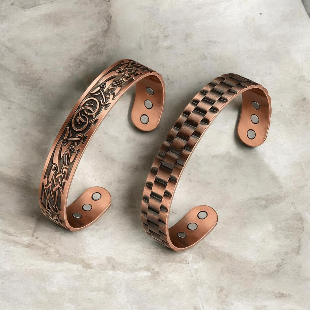 Solid Copper Cuff Bracelets - Connie’s Crystals 