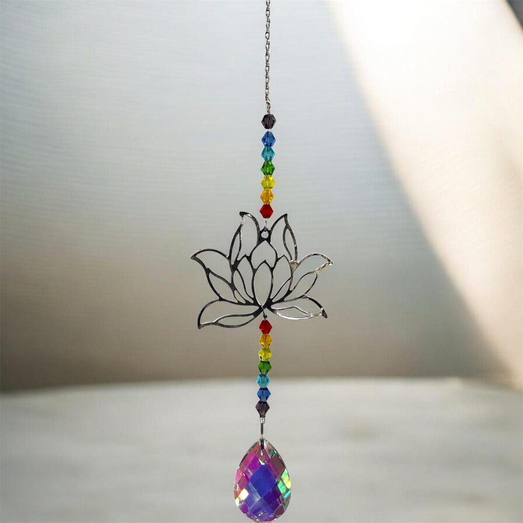 Lotus Crystal Sun Catchers