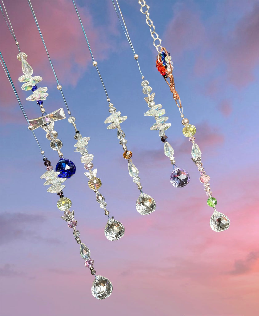 Crystal Sun Catcher for Car Mirror