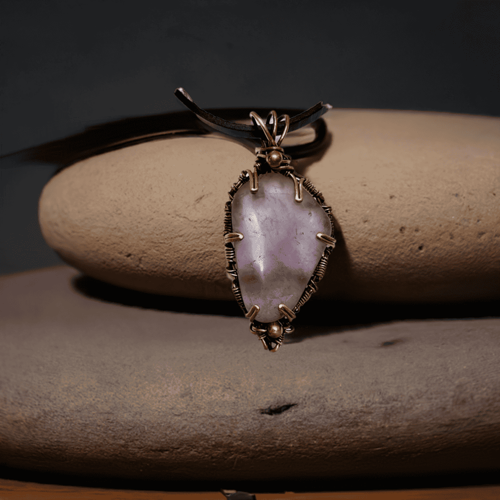 Lavender Amethyst Pendant